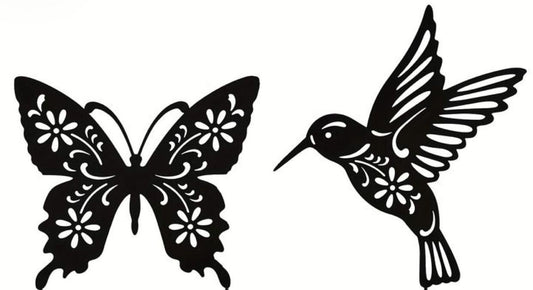 Humming Bird and Butterfly planter Decoration