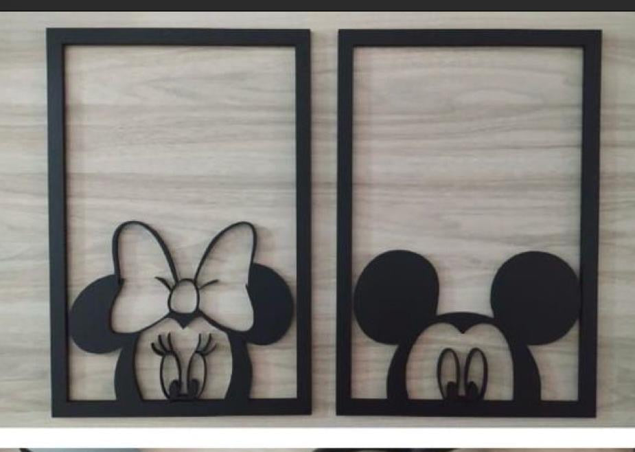Micky and Minnie - Wall Hanging