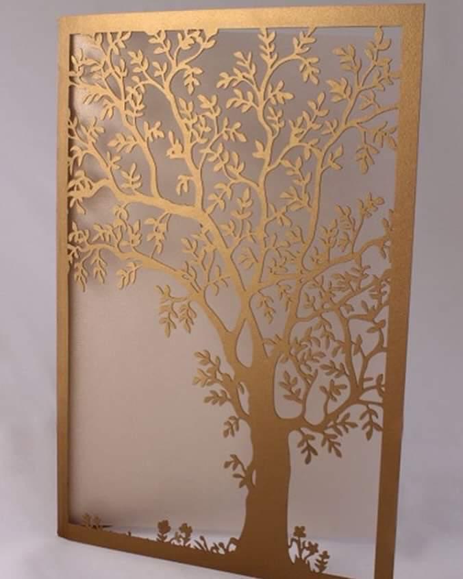 Golden Tree Wall Hanging