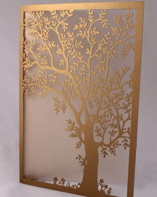 Golden Tree Wall Hanging